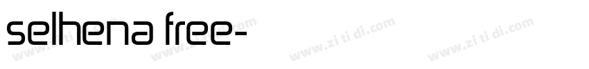 selhena free字体转换